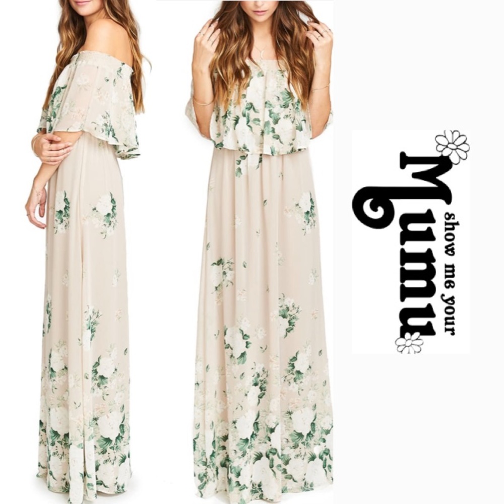 NWT SHOW ME YOUR MUMU Hacienda Maxi Dress - Picture 5 of 6
